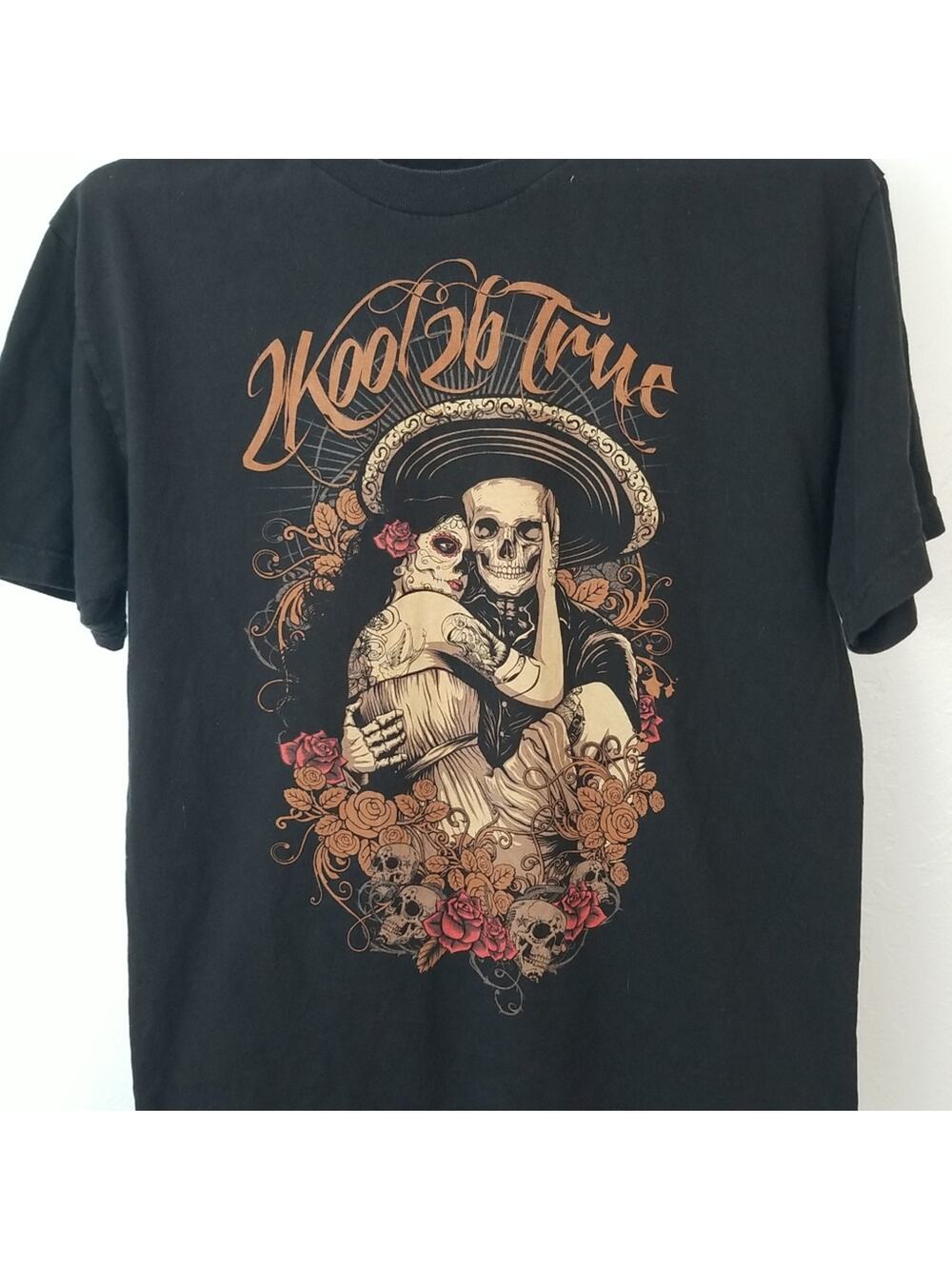 2K2BT Black Graphic T Shirt size Large 21221-0372